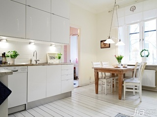 欧式风格一居室富裕型50平米厨房灯具效果图