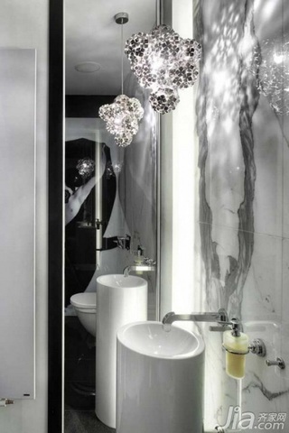 新古典风格公寓富裕型卫生间洗手台图片