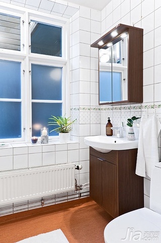 欧式风格一居室3万-5万卫生间洗手台效果图