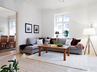 欧式风格公寓5-10万100平米客厅沙发背景墙沙发效果图