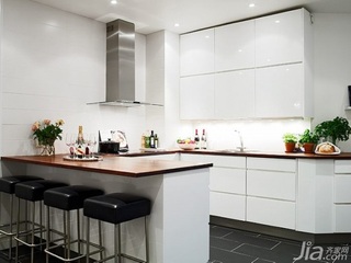欧式风格公寓5-10万100平米厨房吧台橱柜设计图纸