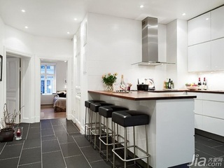 欧式风格公寓5-10万100平米厨房吧台橱柜设计