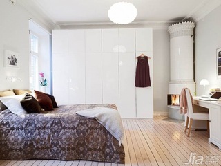 欧式风格公寓5-10万100平米卧室床效果图