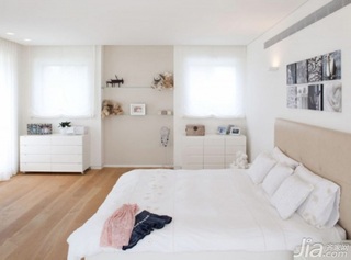 欧式风格别墅豪华型卧室卧室背景墙床图片