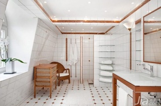 简约风格别墅富裕型140平米以上卫生间洗手台图片