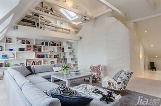 欧式风格公寓富裕型140平米以上客厅沙发效果图