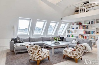 欧式风格公寓富裕型140平米以上客厅沙发图片