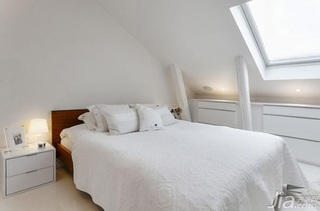 欧式风格公寓富裕型140平米以上卧室床效果图