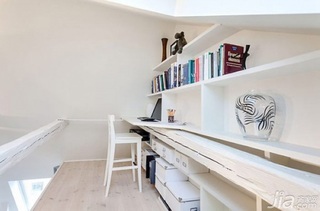 欧式风格公寓富裕型140平米以上工作区书桌图片