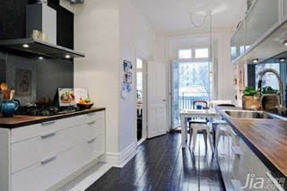欧式风格三居室富裕型100平米厨房灯具图片