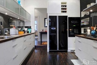 欧式风格三居室富裕型100平米厨房橱柜设计图纸