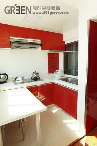 loft风格小户型经济型40平米厨房橱柜定制