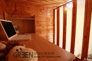 loft风格小户型经济型40平米书房书桌效果图