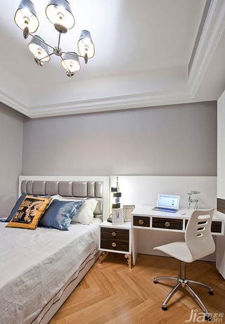 新古典风格四房豪华型140平米以上卧室床效果图