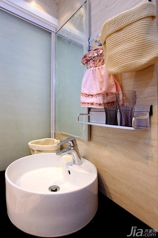 简约风格小户型经济型60平米洗手台婚房家装图