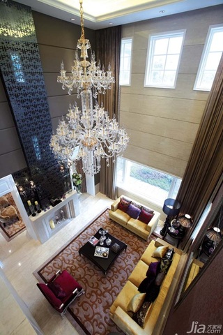 简约风格别墅豪华型140平米以上客厅沙发图片