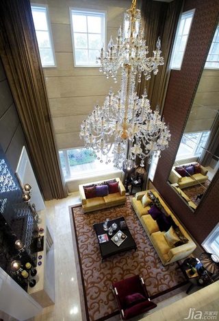 简约风格别墅豪华型140平米以上客厅沙发图片