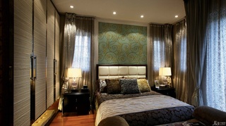 简约风格别墅豪华型140平米以上卧室床效果图