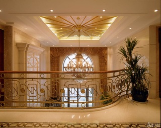 欧式风格复式豪华型140平米以上客厅灯具效果图