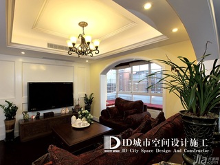 中式风格别墅富裕型140平米以上客厅沙发图片