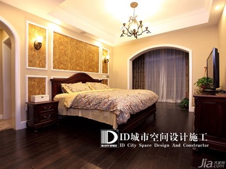 中式风格别墅富裕型140平米以上卧室床效果图