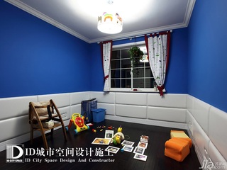 中式风格别墅蓝色富裕型140平米以上儿童房灯具图片