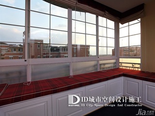 中式风格别墅富裕型140平米以上客厅飘窗装修效果图
