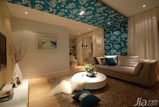 混搭风格公寓富裕型客厅沙发背景墙沙发图片