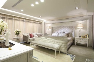 新古典风格别墅豪华型140平米以上卧室吊顶床图片