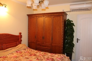 美式乡村风格二居室富裕型80平米卧室衣柜设计图