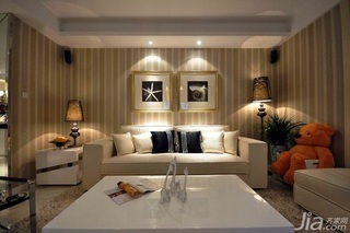 简约风格公寓富裕型130平米客厅沙发背景墙沙发婚房设计图
