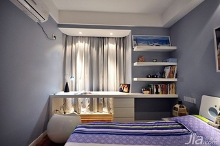 简约风格公寓富裕型130平米卧室书桌婚房设计图纸