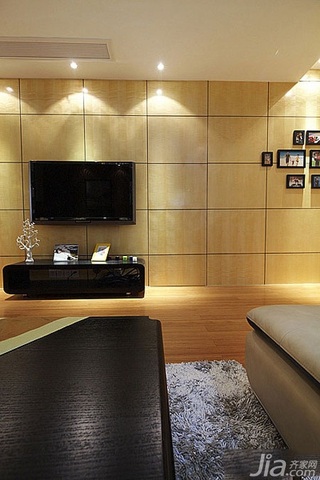 简约风格公寓经济型130平米电视背景墙电视柜图片