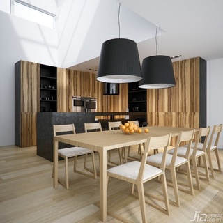 简约风格公寓原木色富裕型厨房灯具图片