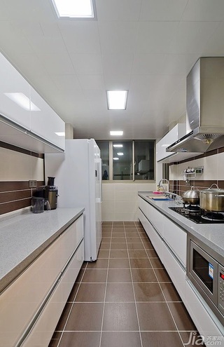 简约风格公寓富裕型130平米厨房橱柜定做