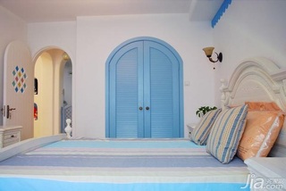 地中海风格公寓富裕型110平米卧室改造