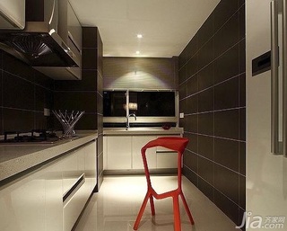 混搭风格公寓富裕型110平米厨房橱柜婚房家居图片
