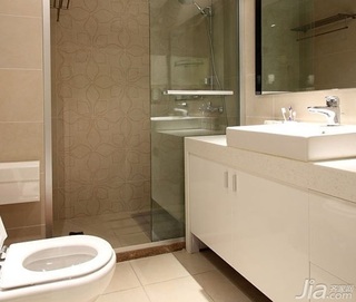 简约风格公寓富裕型140平米以上卫生间洗手台效果图