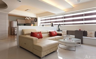 简约风格二居室富裕型客厅沙发效果图