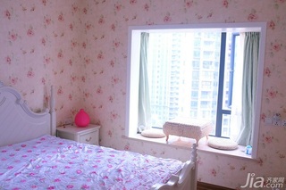混搭风格公寓富裕型卧室飘窗效果图