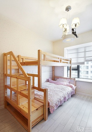 宜家风格三居室富裕型130平米儿童房儿童床效果图