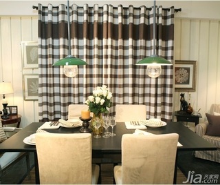 混搭风格二居室富裕型90平米餐厅餐桌图片