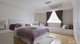 美式乡村风格二居室富裕型120平米卧室床图片