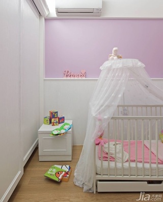美式乡村风格二居室富裕型120平米儿童房儿童床效果图
