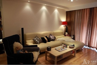 简约风格三居室富裕型90平米客厅沙发图片