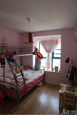 简约风格三居室富裕型90平米儿童房儿童床图片
