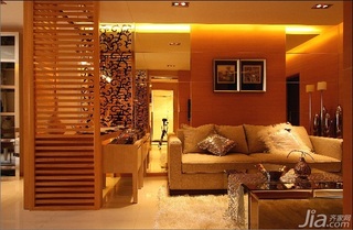 混搭风格一居室富裕型90平米客厅沙发效果图