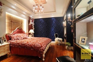 新古典风格别墅豪华型140平米以上卧室吊顶床效果图