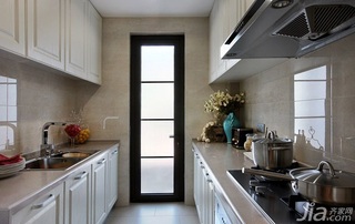 混搭风格二居室富裕型140平米以上厨房橱柜设计