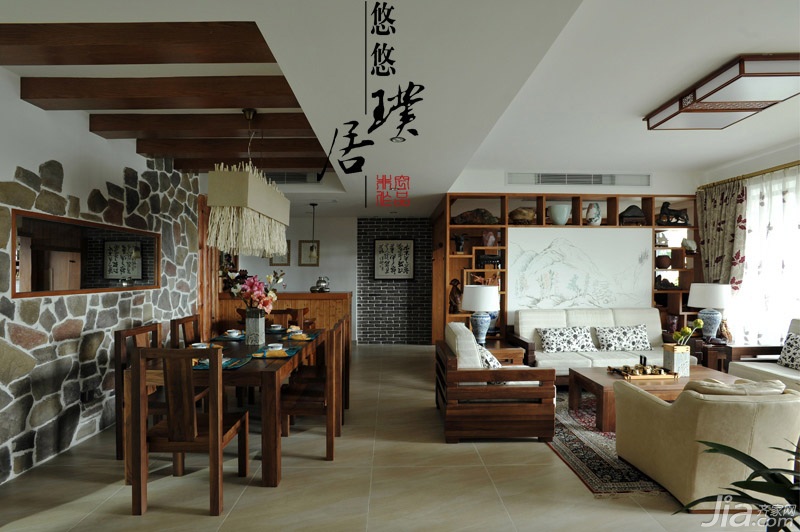 非空,三居室装修,100平米装修,经济型装修,美式乡村风格,餐厅,餐桌,沙发,灯具